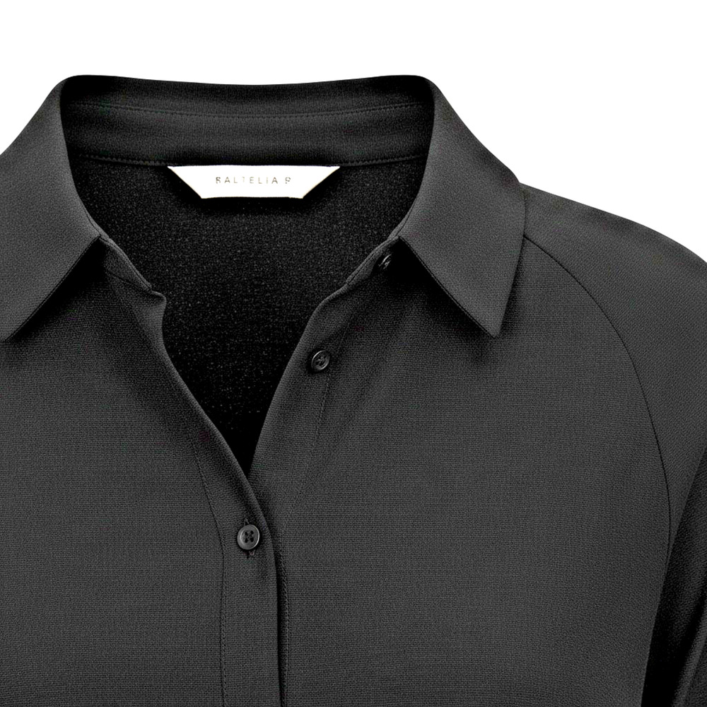 NWT Soya Concept Black Button Up Maxi Shirt Dress Duster XS Scandi Minimalist - Picture 4 of 10